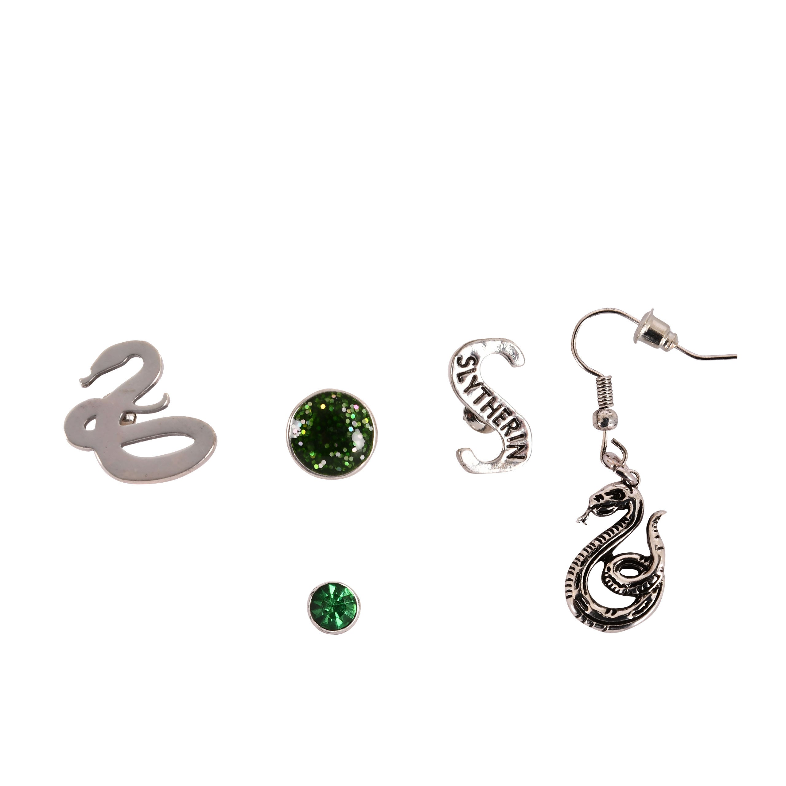 Imagen del producto Harry Potter - Conjunto de Pendientes Slytherin