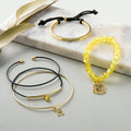 Imagen del producto Harry Potter - Pulseras Hufflepuff Set de 5