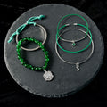 Imagen del producto Harry Potter - Set de 5 pulseras Slytherin