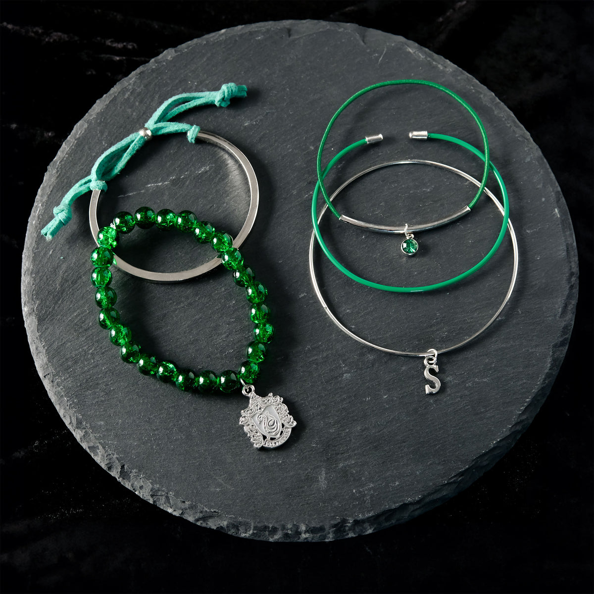 Imagen del producto Harry Potter - Set de 5 pulseras Slytherin