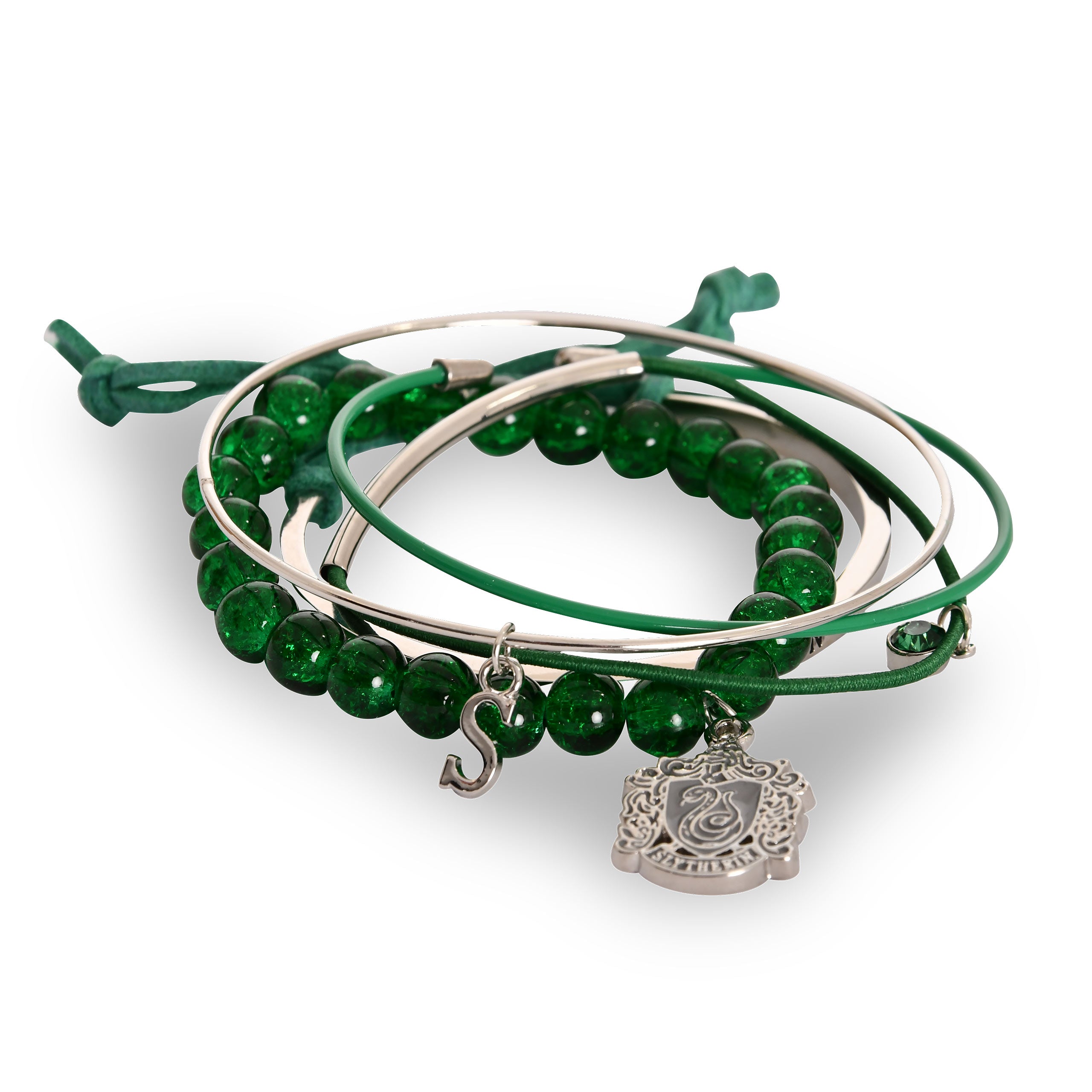 Imagen del producto Harry Potter - Set de 5 pulseras Slytherin