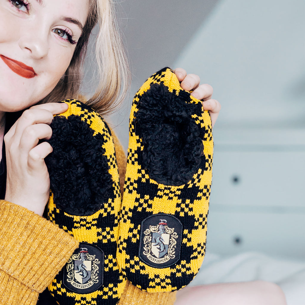Imagen del producto Harry Potter - Pantuflas de peluche Hufflepuff