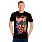 Imagen del producto Camiseta negra de superhéroes de Marvel Comics