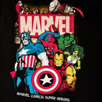 Imagen del producto Camiseta negra de superhéroes de Marvel Comics