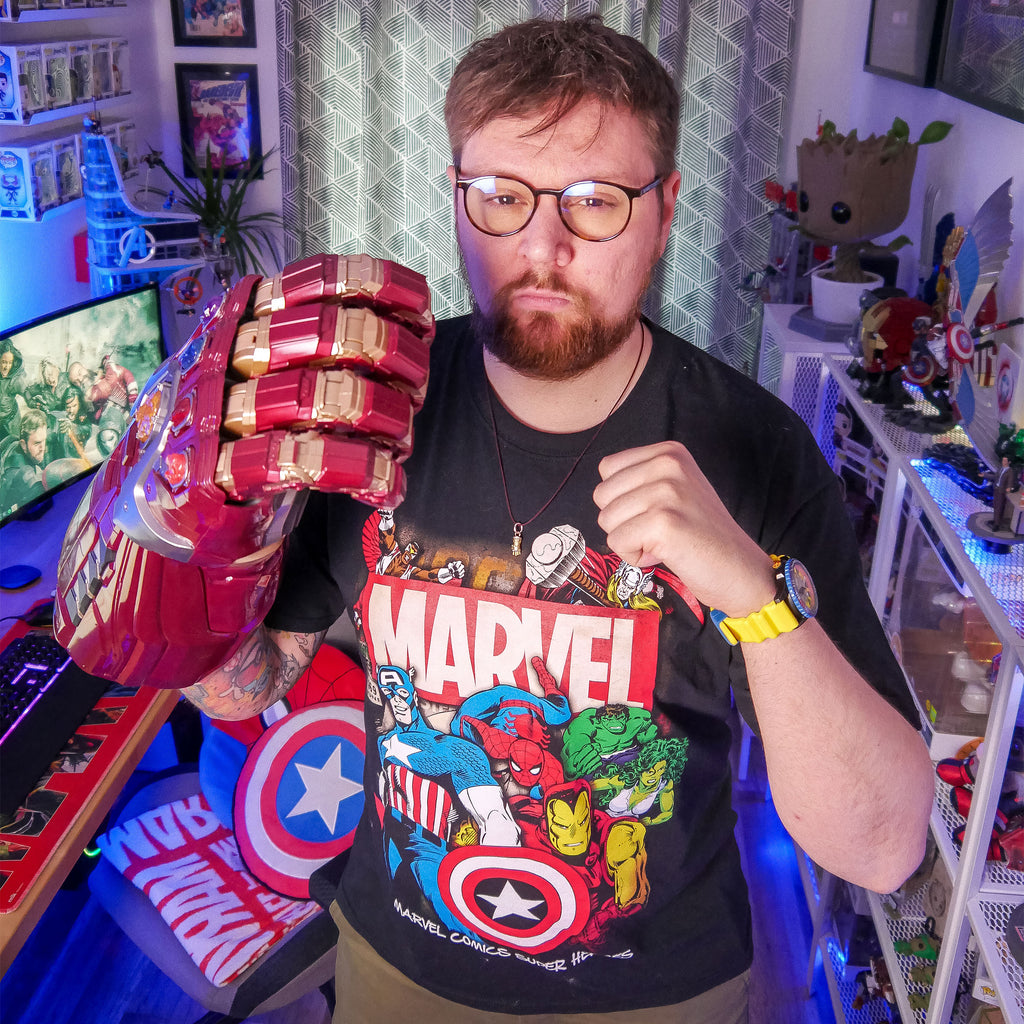 Imagen del producto Camiseta negra de superhéroes de Marvel Comics
