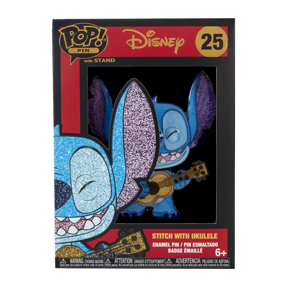 Imagen del producto Stitch con Ukulele Funko Pop Pin - Lilo & Stitch