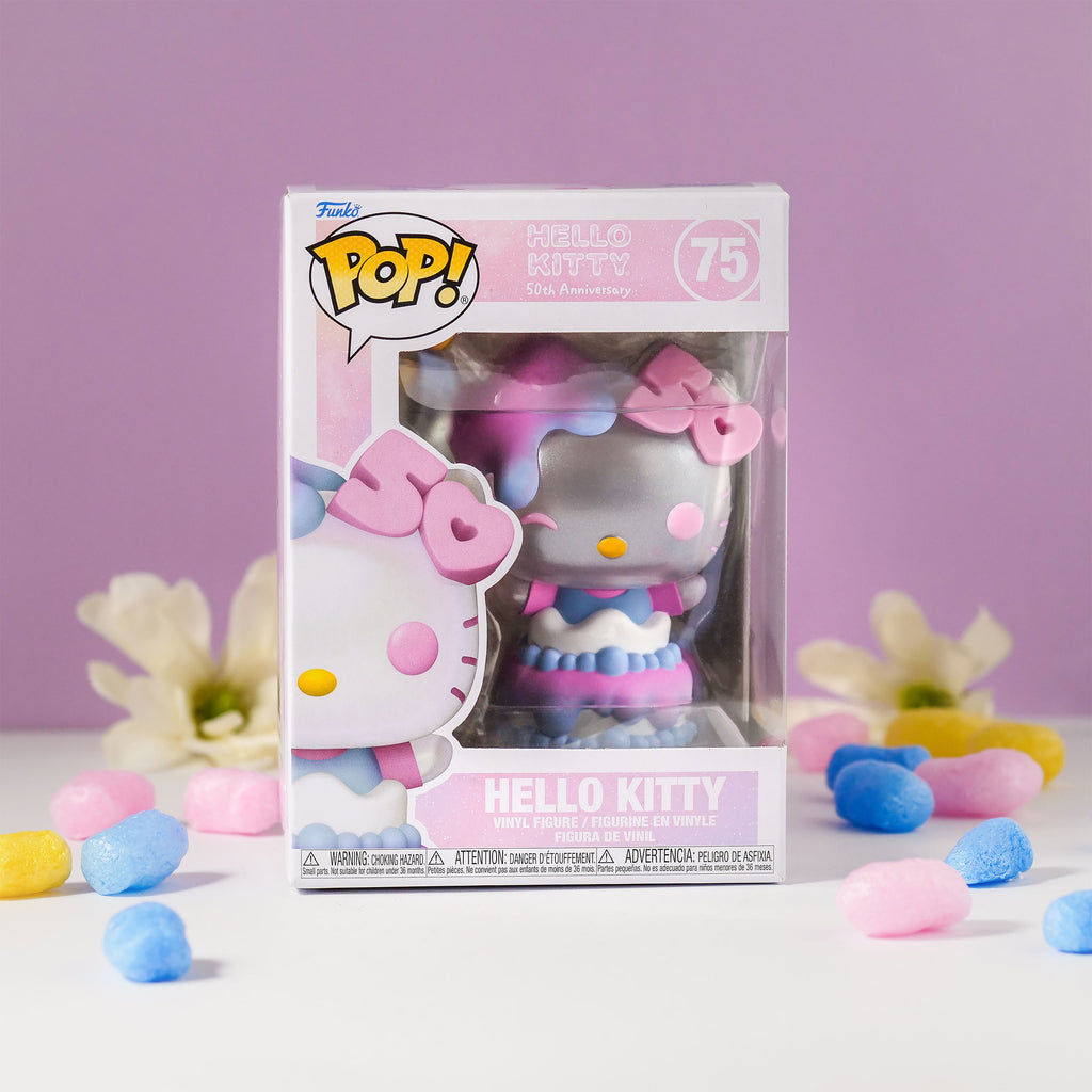 Imagen del producto Figura Funko Pop Hello Kitty con pastel 50 aniversario