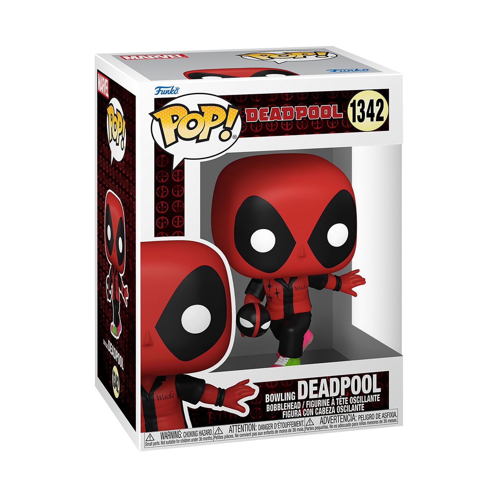 Imagen del producto Figura Funko Pop de Deadpool Bowling con cabeza oscilante