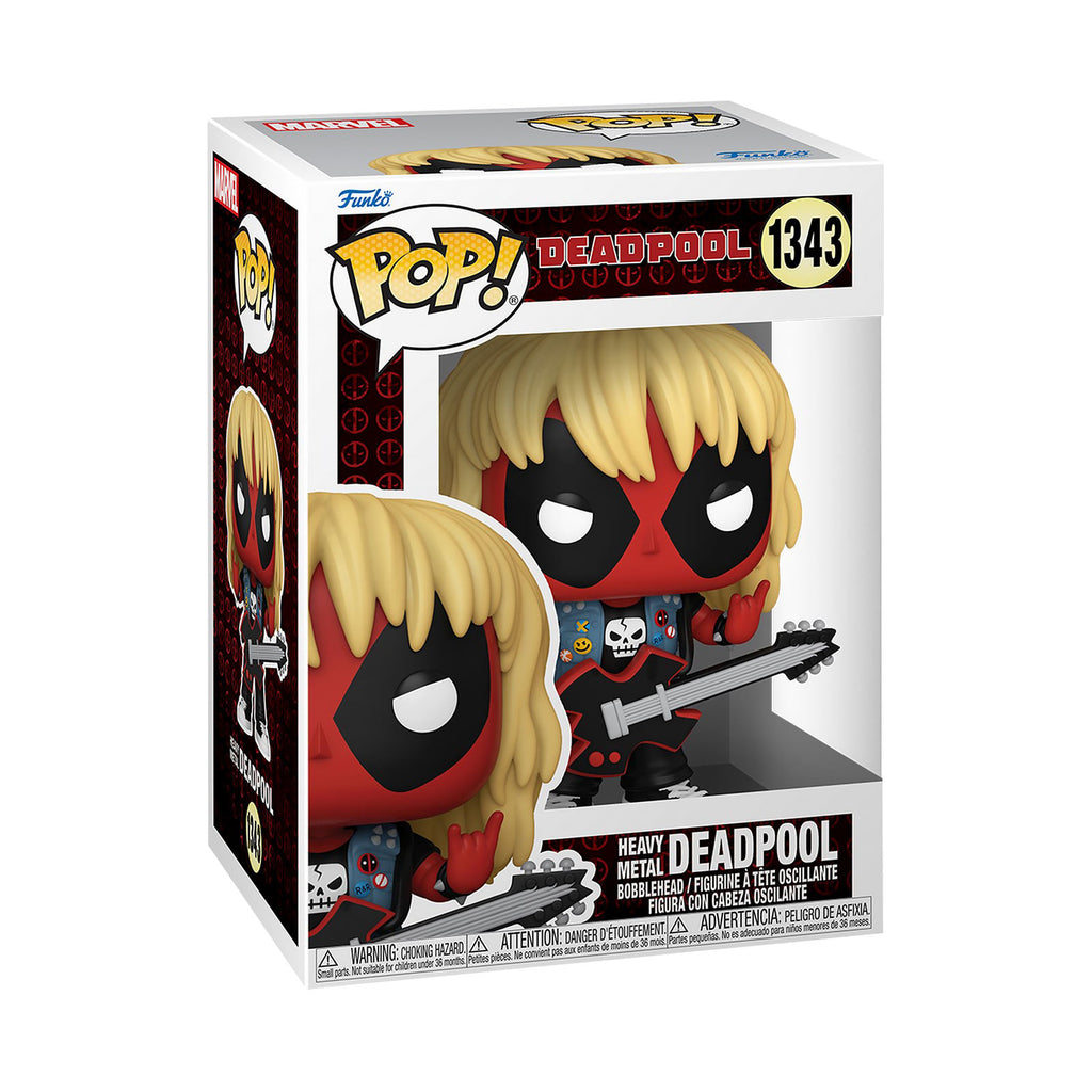 Imagen del producto Figura de cabeza oscilante de Deadpool Heavy Metal Funko Pop