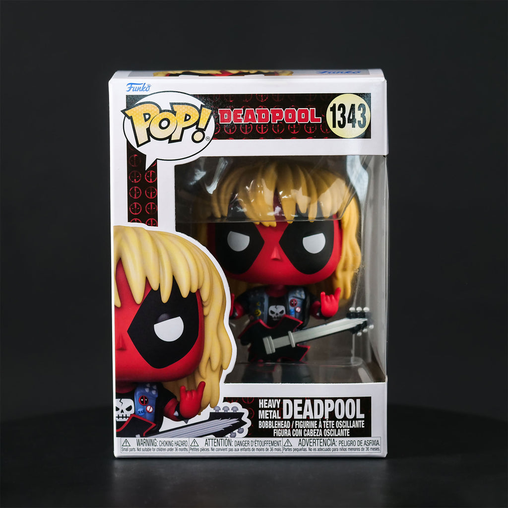 Imagen del producto Figura de cabeza oscilante de Deadpool Heavy Metal Funko Pop