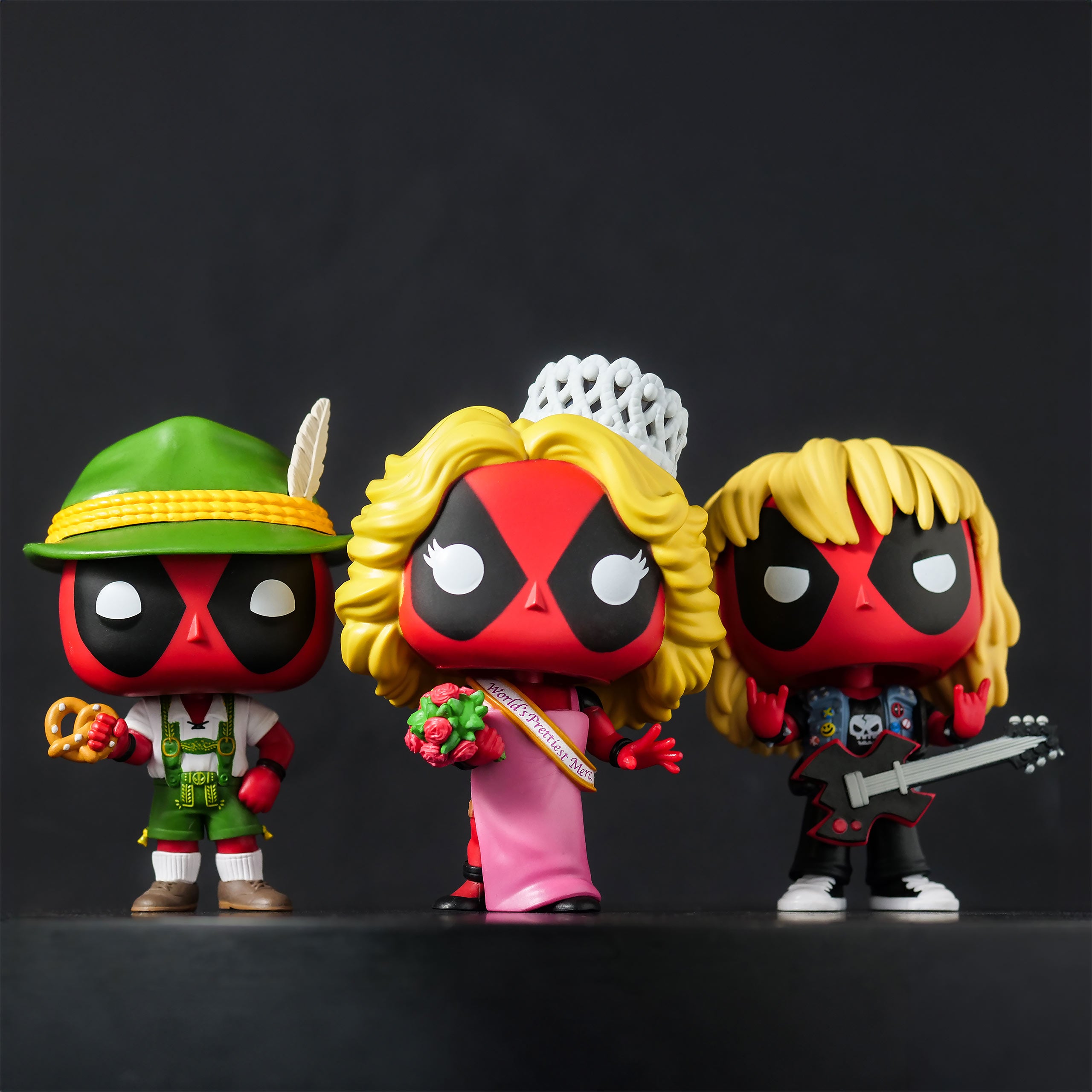 Imagen del producto Figura de cabeza oscilante de Deadpool Heavy Metal Funko Pop
