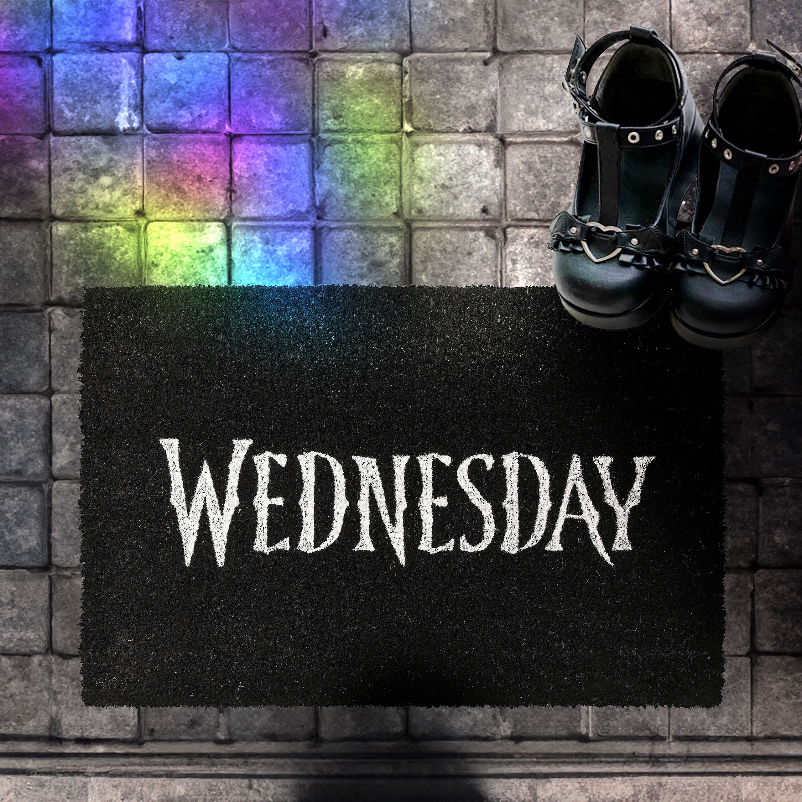 Imagen del producto Wednesday - Alfombra de entrada con logo