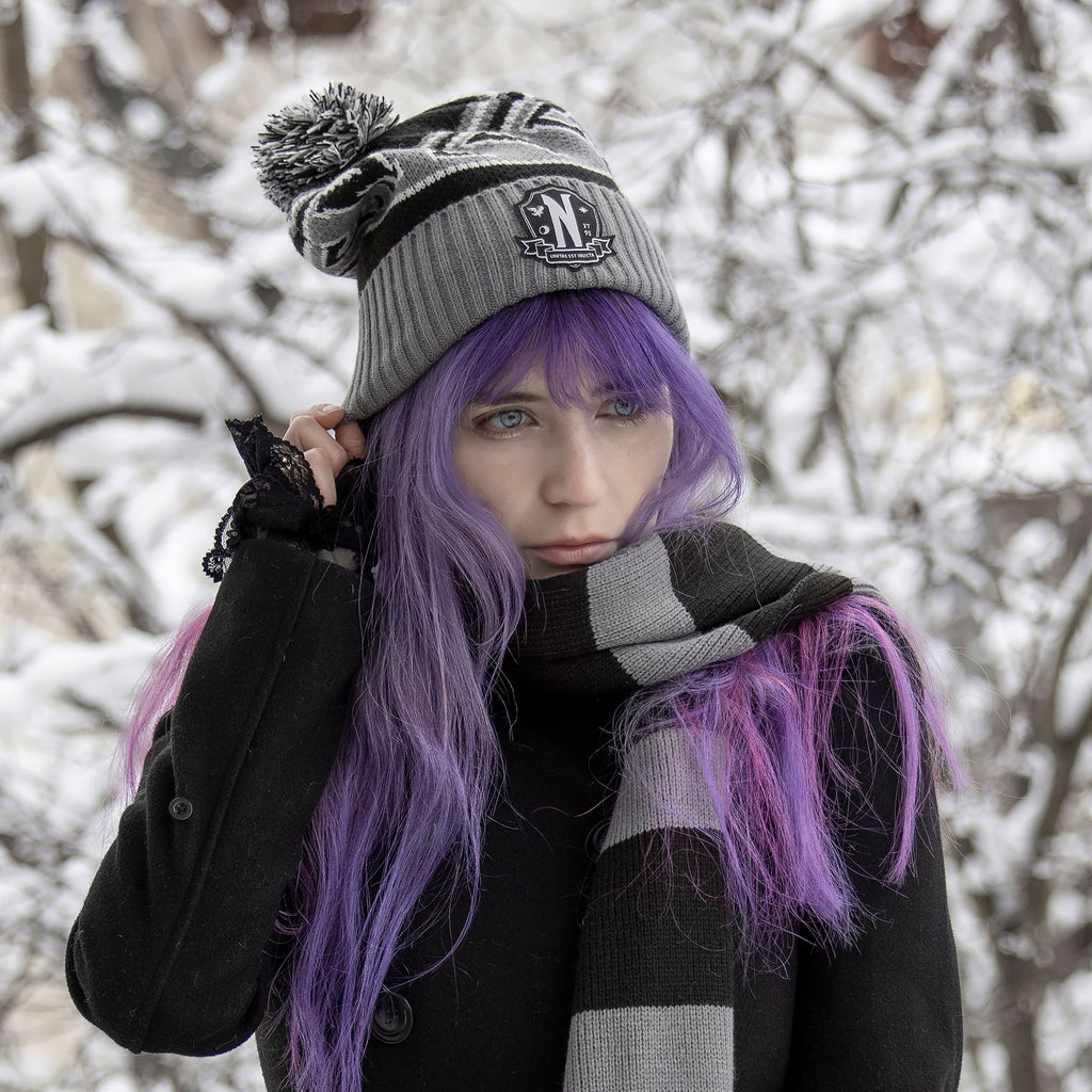 Imagen del producto Wednesday - Gorro Nevermore Academy