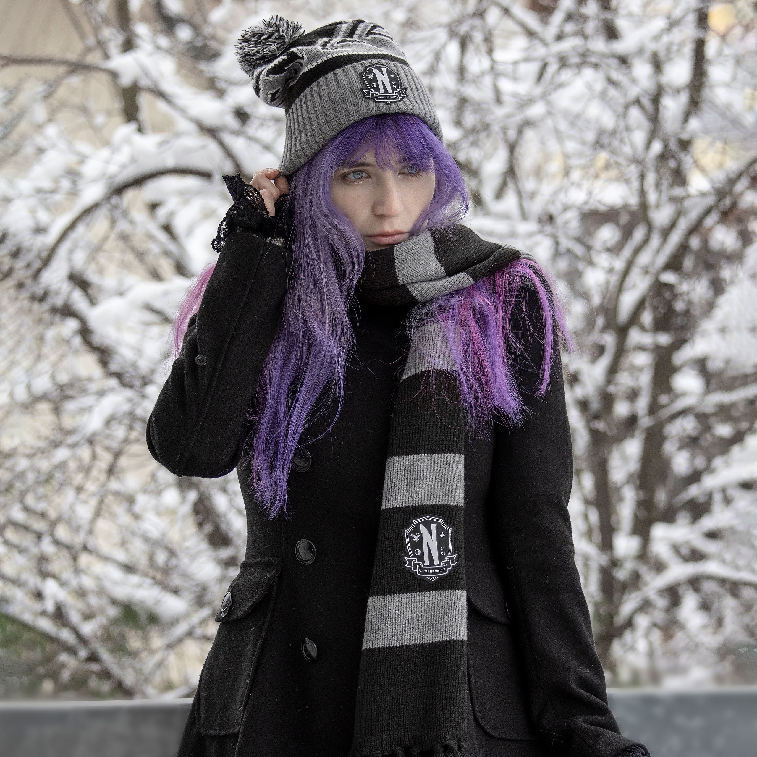 Imagen del producto Bufanda de la Academia Nevermore - Wednesday