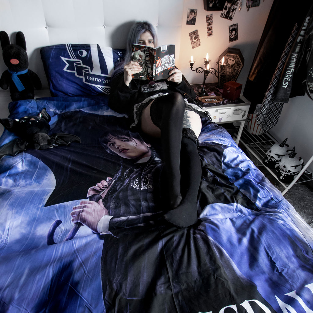 Imagen del producto Juego de cama  Miércoles - Academia Nevermore
