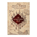 Imagen del producto Harry Potter - Mapa del Merodeador Cuadro de Madera
