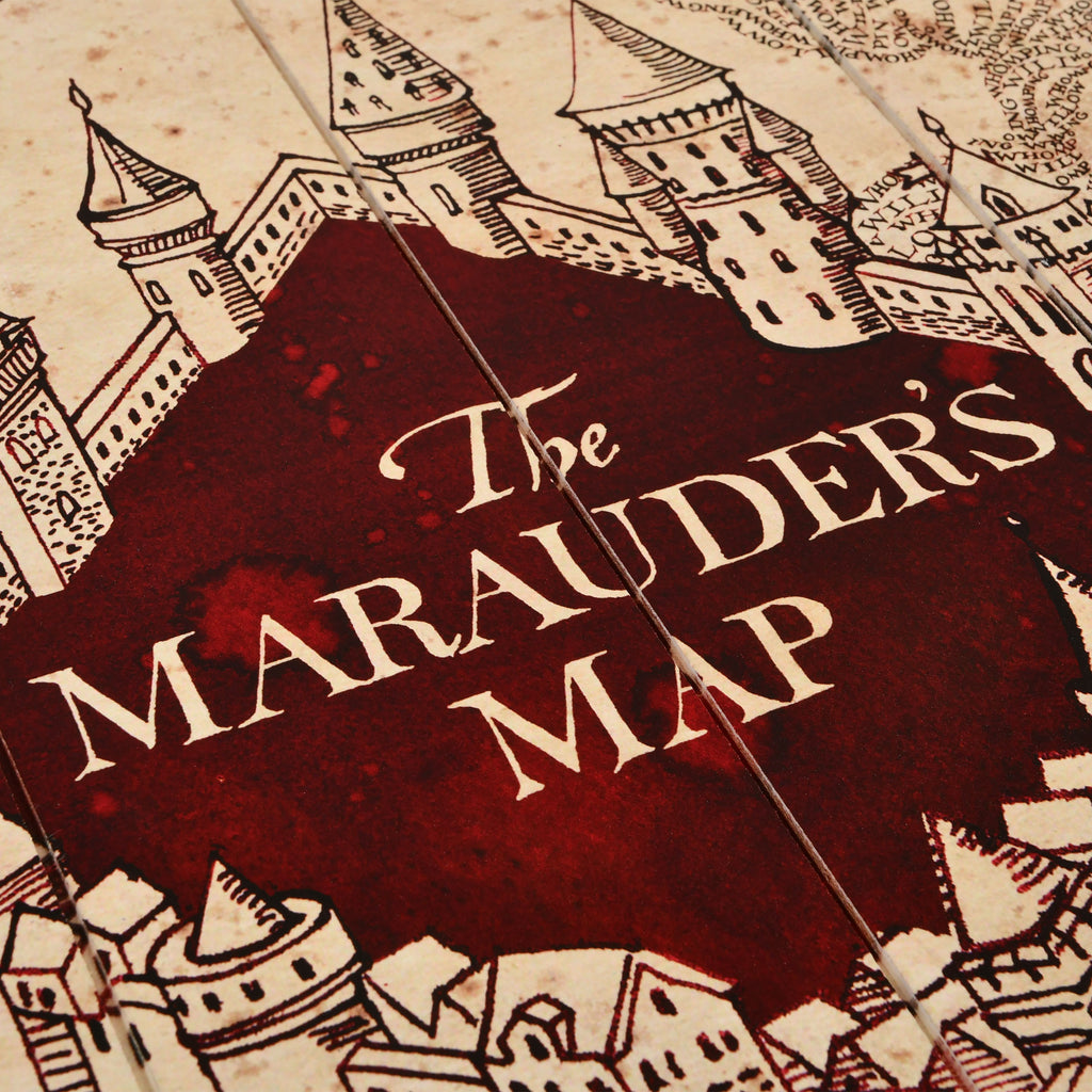 Imagen del producto Harry Potter - Mapa del Merodeador Cuadro de Madera