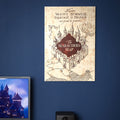 Imagen del producto Harry Potter - Mapa del Merodeador Cuadro de Madera