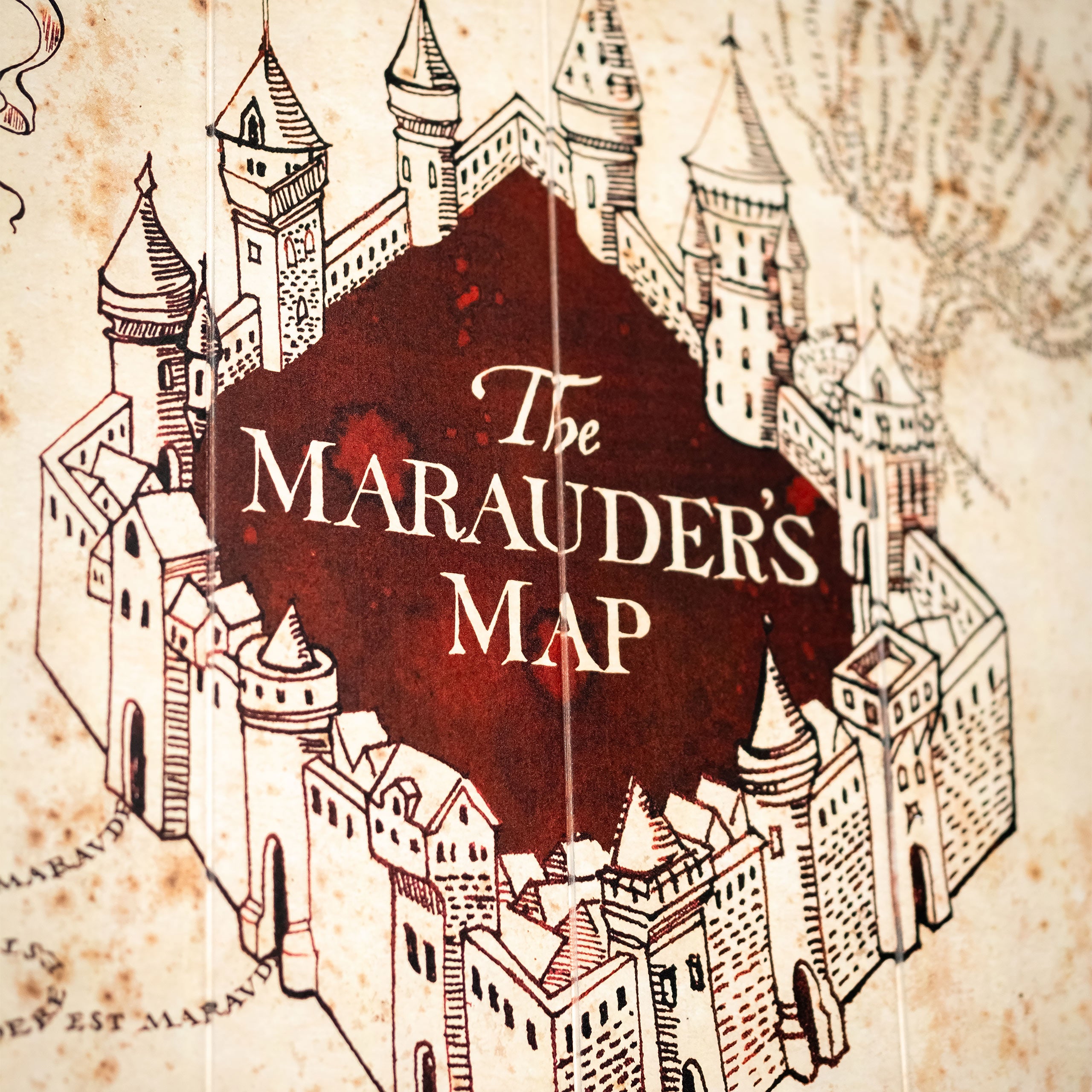 Imagen del producto Harry Potter - Mapa del Merodeador Cuadro de Madera