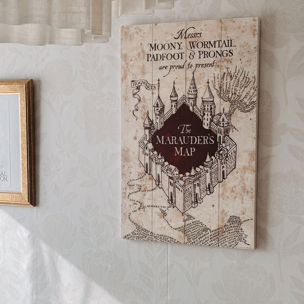 Imagen del producto Harry Potter - Mapa del Merodeador Cuadro de Madera