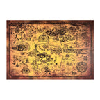 Imagen del producto Zelda - Cuadro de madera del mapa de Hyrule