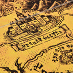 Imagen del producto Zelda - Cuadro de madera del mapa de Hyrule