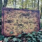 Imagen del producto Zelda - Cuadro de madera del mapa de Hyrule