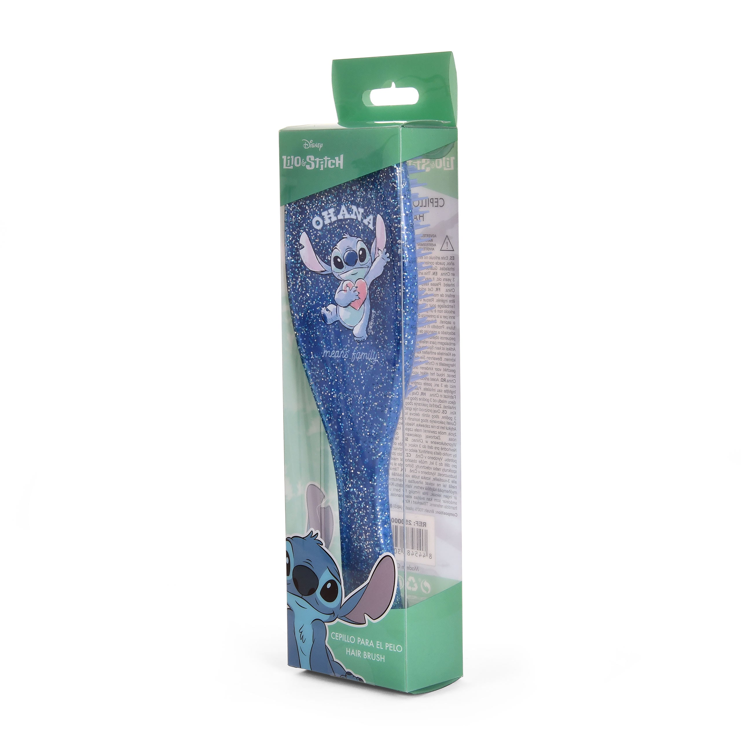 Imagen del producto Cepillo de pelo Stitch Ohana Means Family - Lilo & Stitch