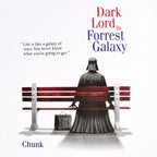 Imagen del producto Camiseta Dark Lord is Forrest Galaxy para fans de Star Wars blanca