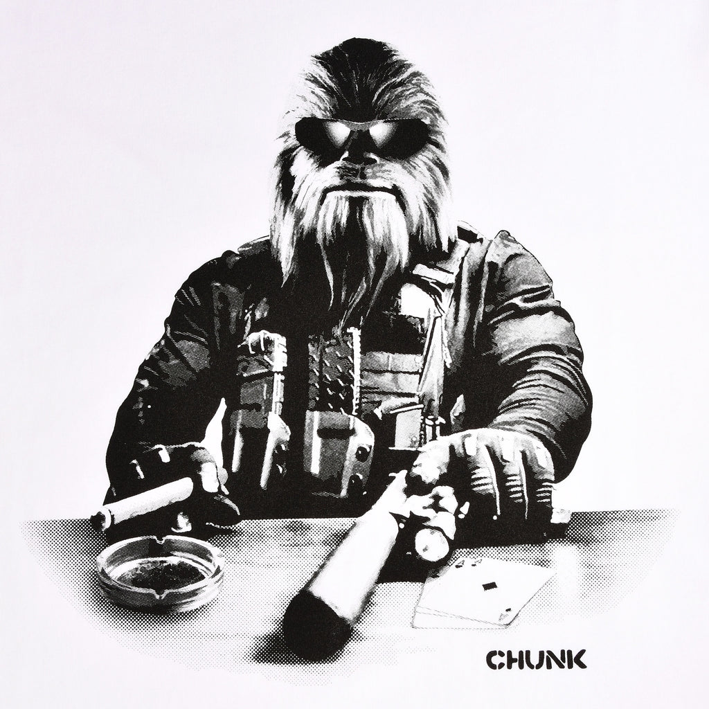 Imagen del producto Camiseta de agente Chewie para fans de Star Wars blanca
