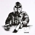 Imagen del producto Camiseta de agente Chewie para fans de Star Wars blanca