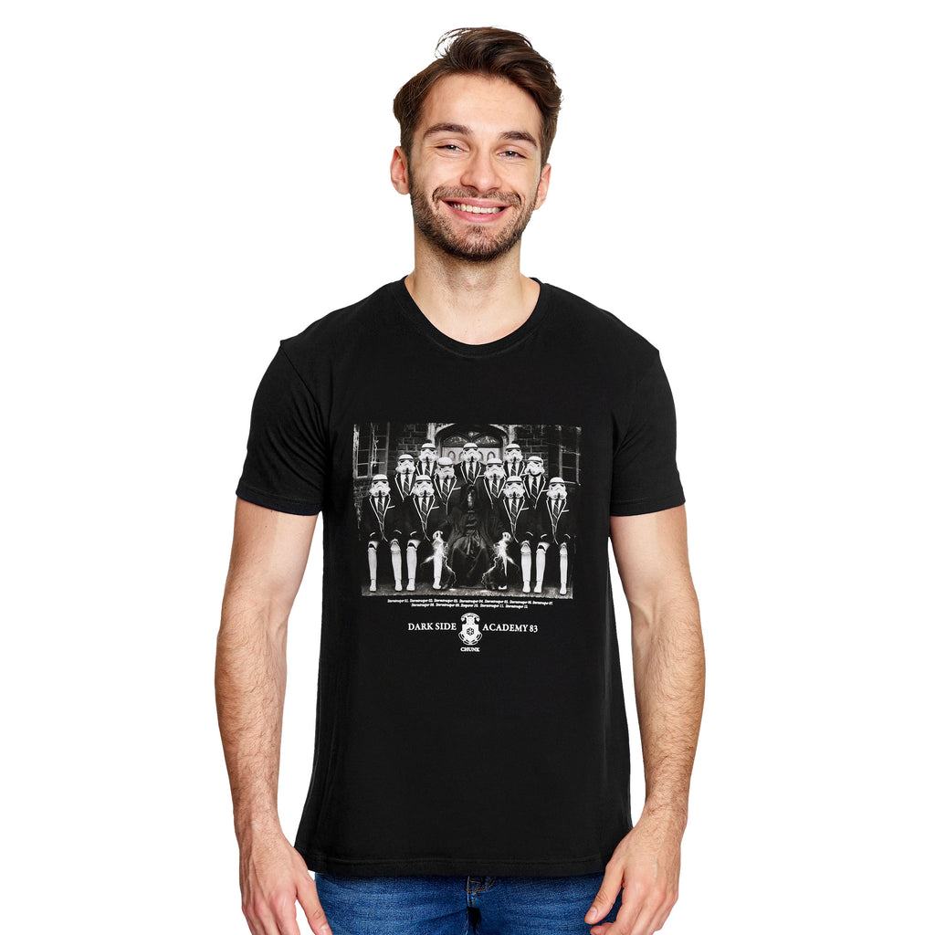 Imagen del producto Camiseta Dark Side Academy 83 para fans de Star Wars negra