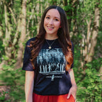 Imagen del producto Camiseta Dark Side Academy 83 para fans de Star Wars negra