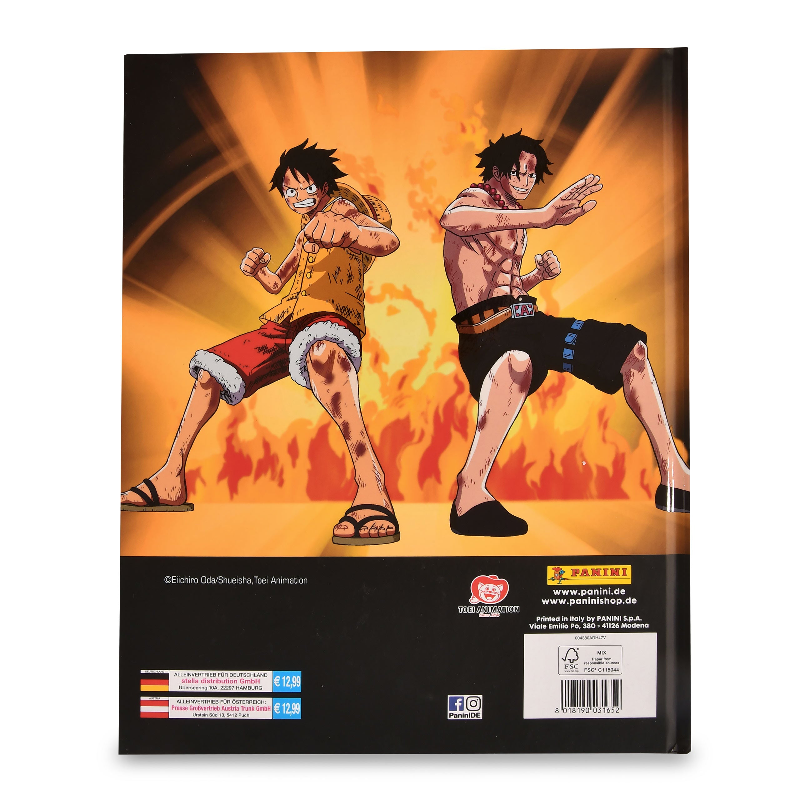 Imagen del producto One Piece - Piratas álbum de pegatinas de tapa dura