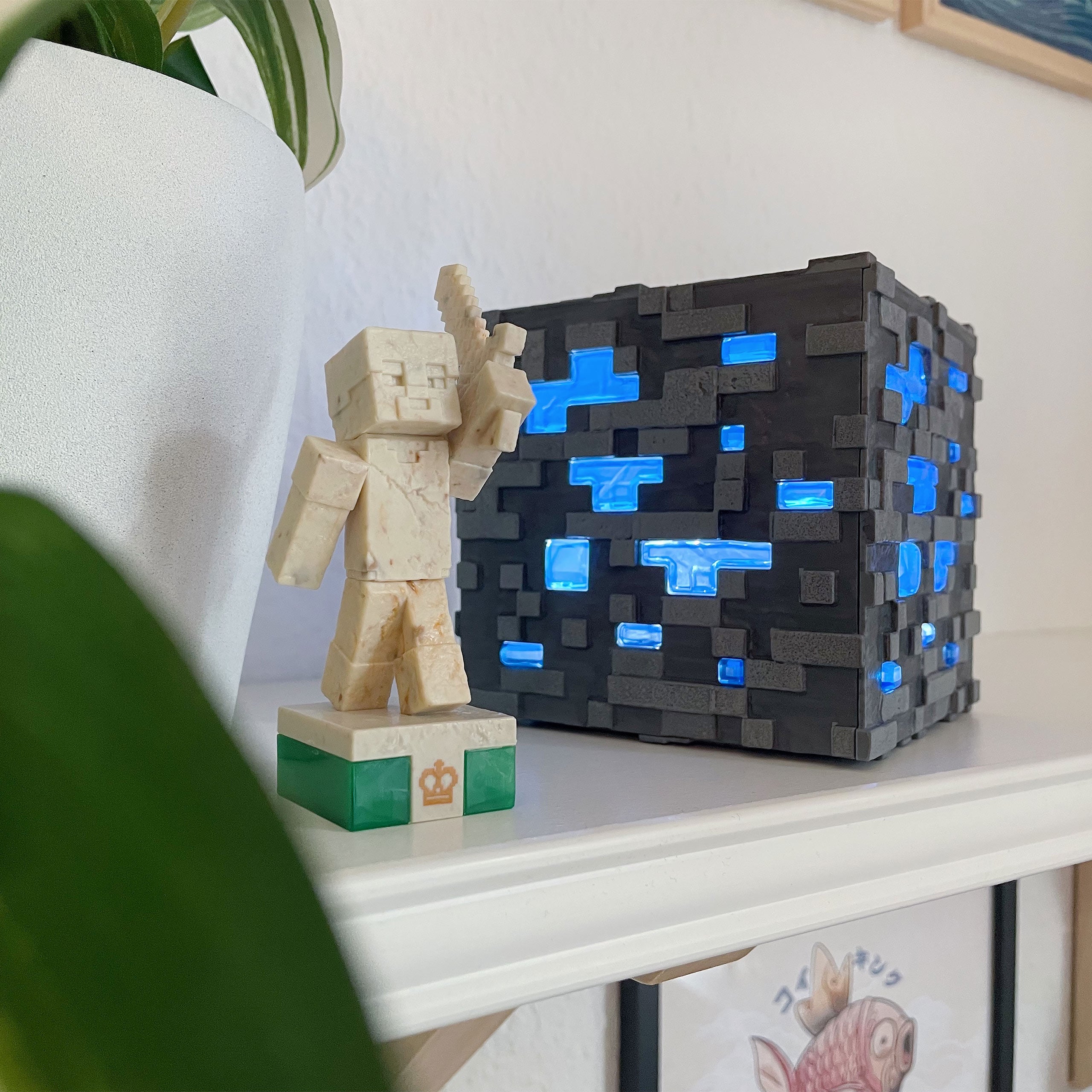 Imagen del producto Minecraft - Lámpara de mesa de mineral de diamante