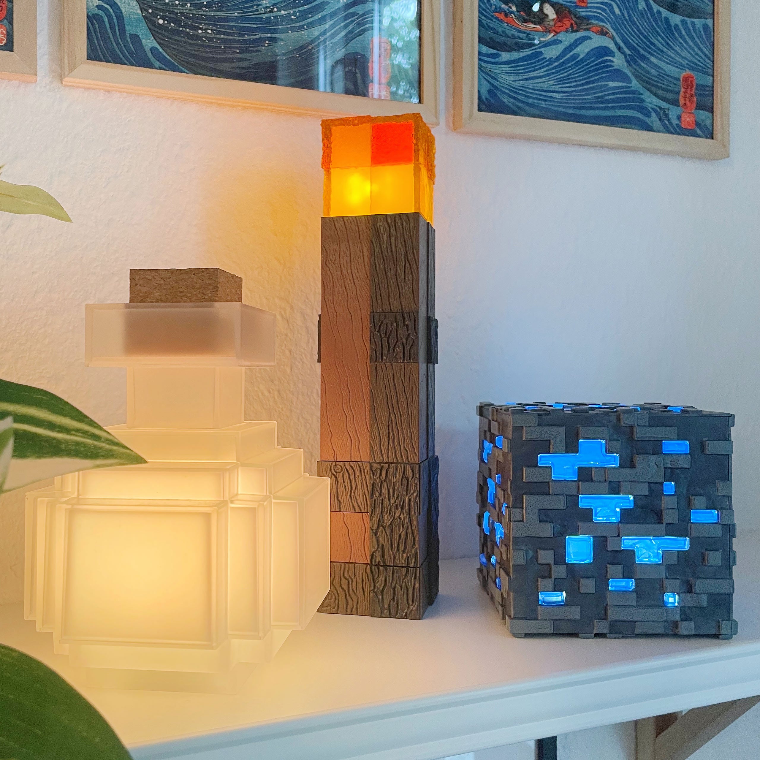 Imagen del producto Minecraft - Lámpara de mesa de mineral de diamante