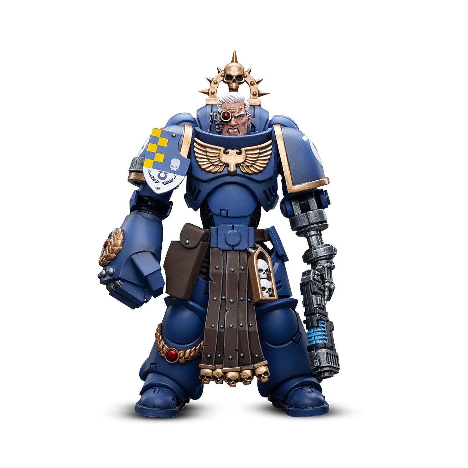 Imagen del producto Warhammer 40k - Teniente de Ultramarines con Figura de Acción de Puño de Poder 1:18