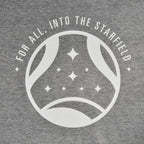Imagen del producto Starfield - Camiseta gris Into The Starfield