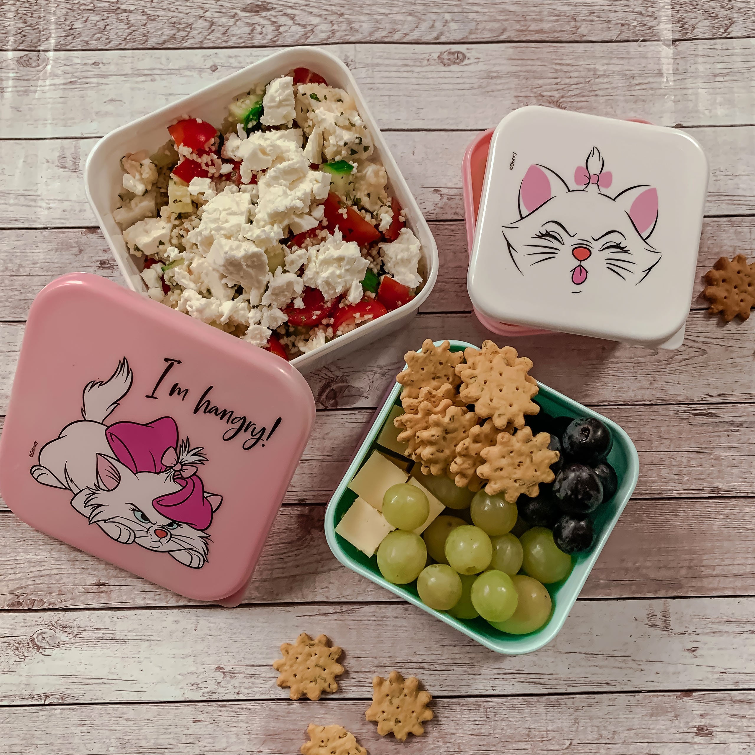 Imagen del producto Los Aristogatos - Set de 3 fiambreras Marie