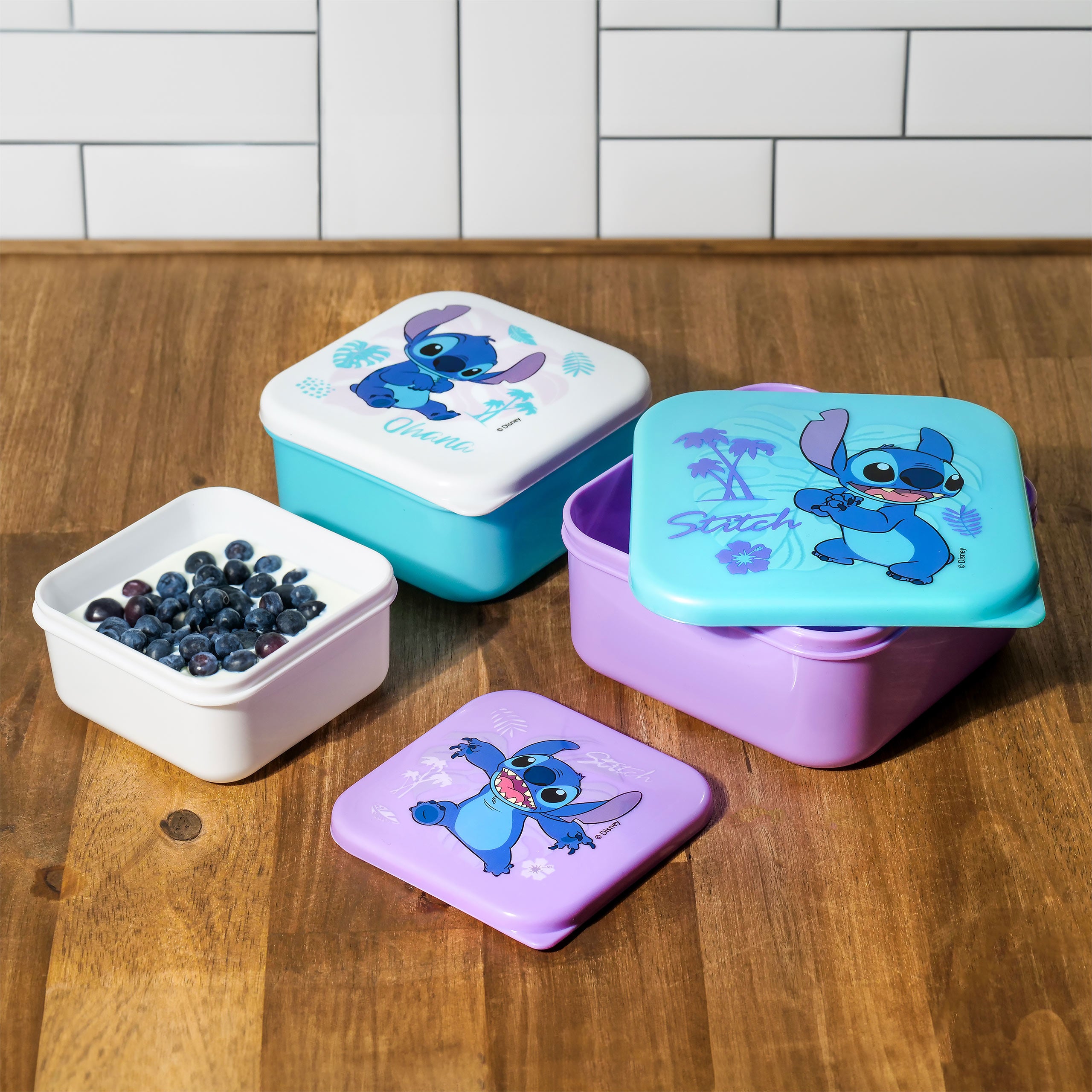 Imagen del producto Stitch Lunchbox Set de 3 - Lilo & Stitch