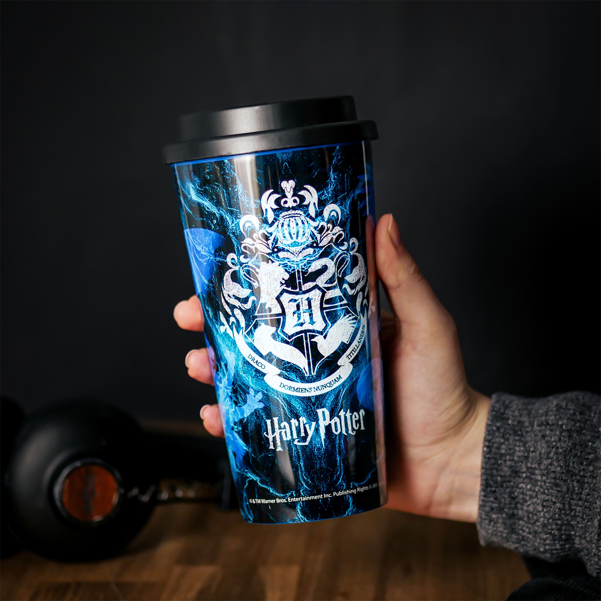 Imagen del producto Harry Potter - Logo del escudo de Hogwarts para llevar taza