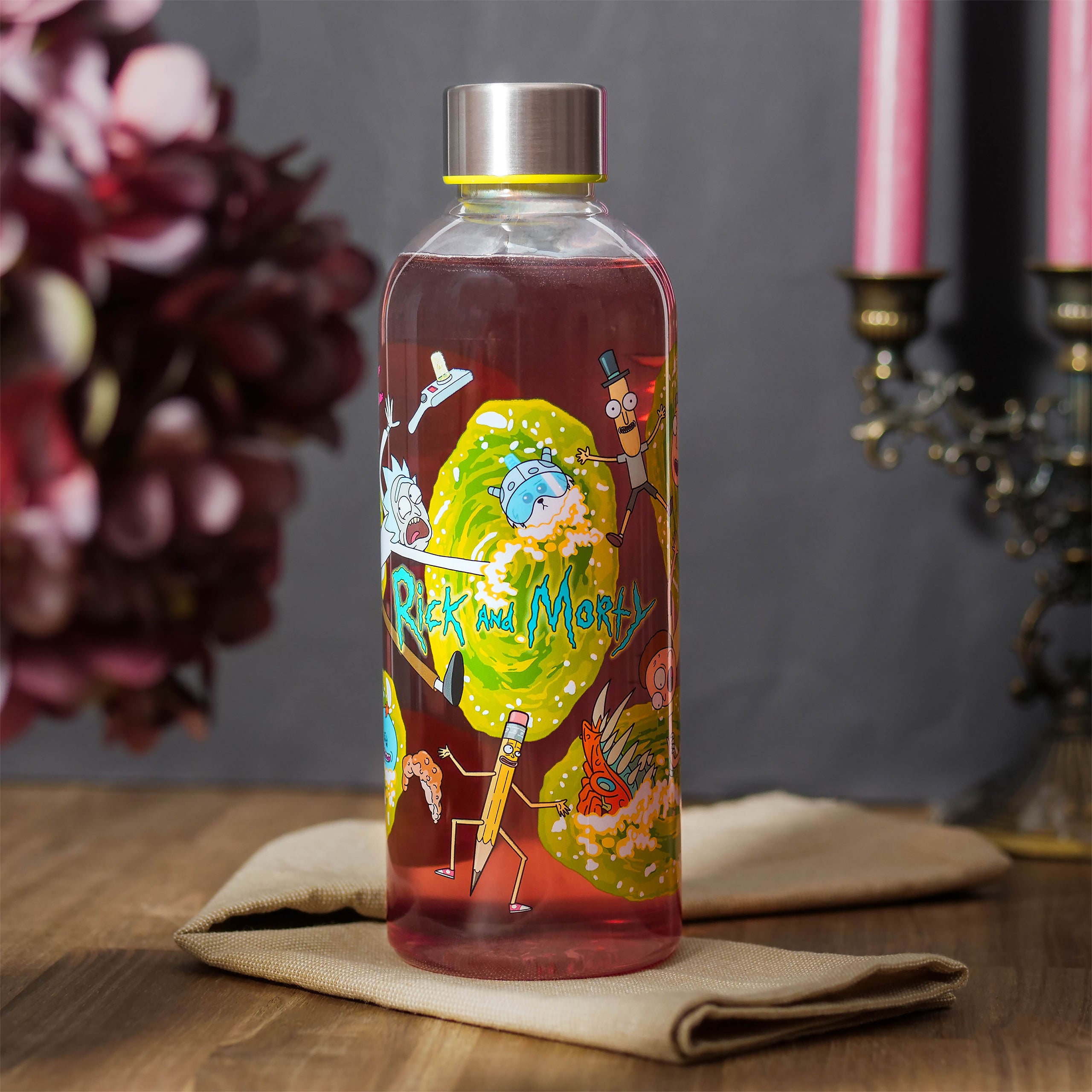 Imagen del producto Rick y Morty - Botella de agua del portal