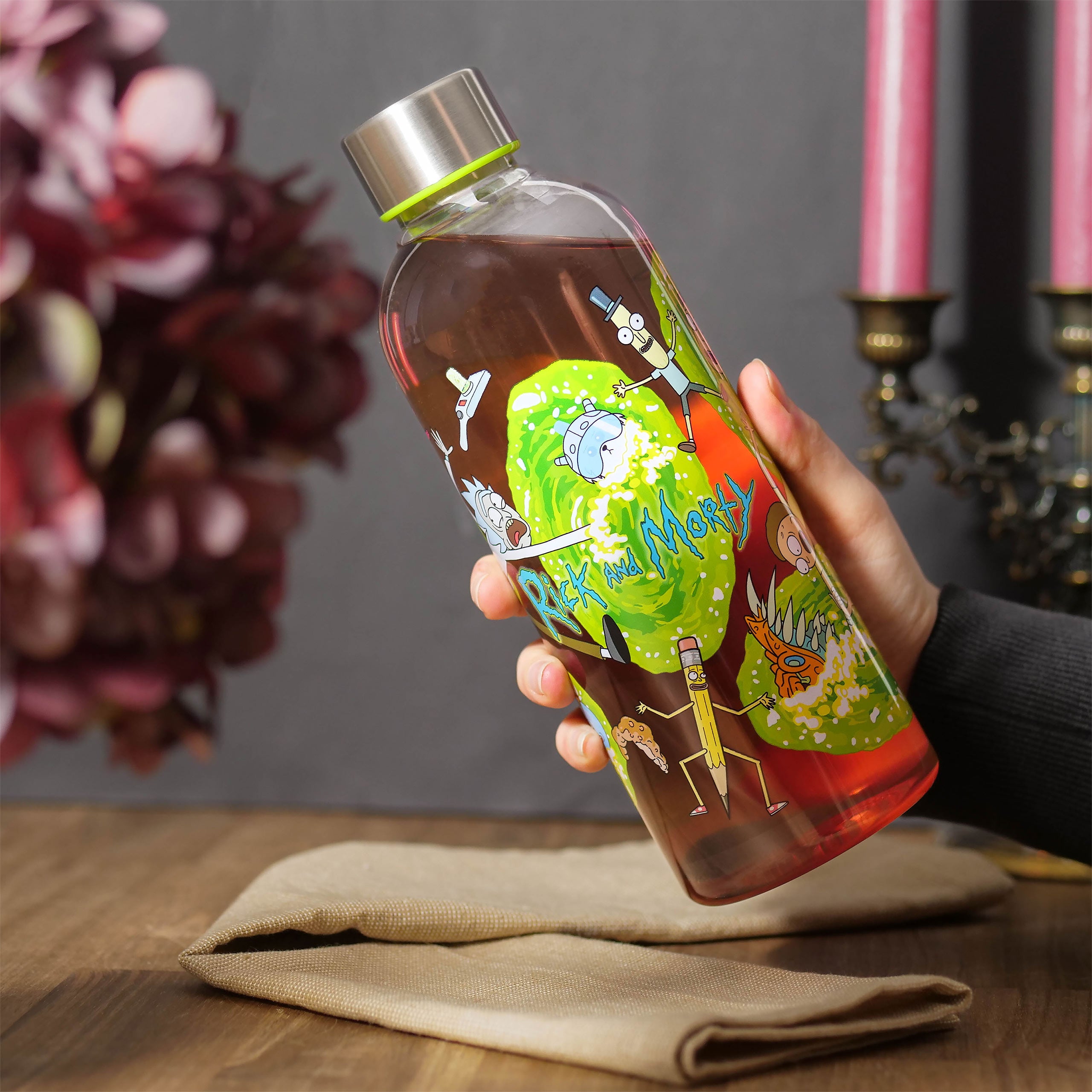 Imagen del producto Rick y Morty - Botella de agua del portal