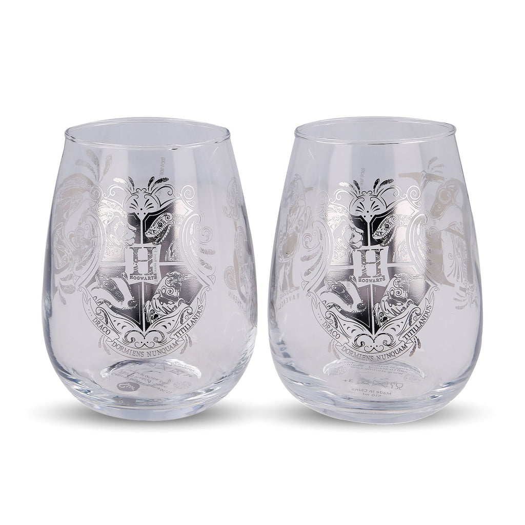 Imagen del producto Harry Potter - Set de 2 vasos con escudos de Hogwarts