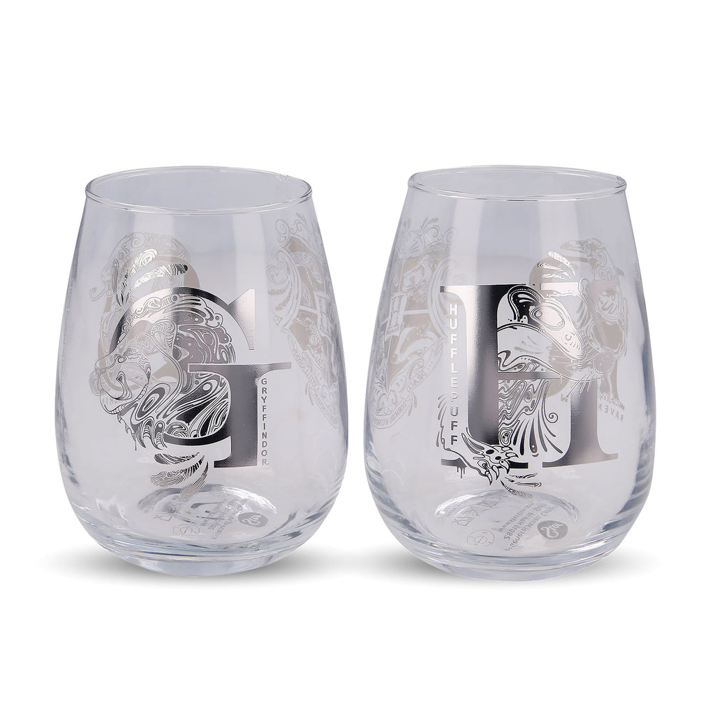 Imagen del producto Harry Potter - Set de 2 vasos con escudos de Hogwarts