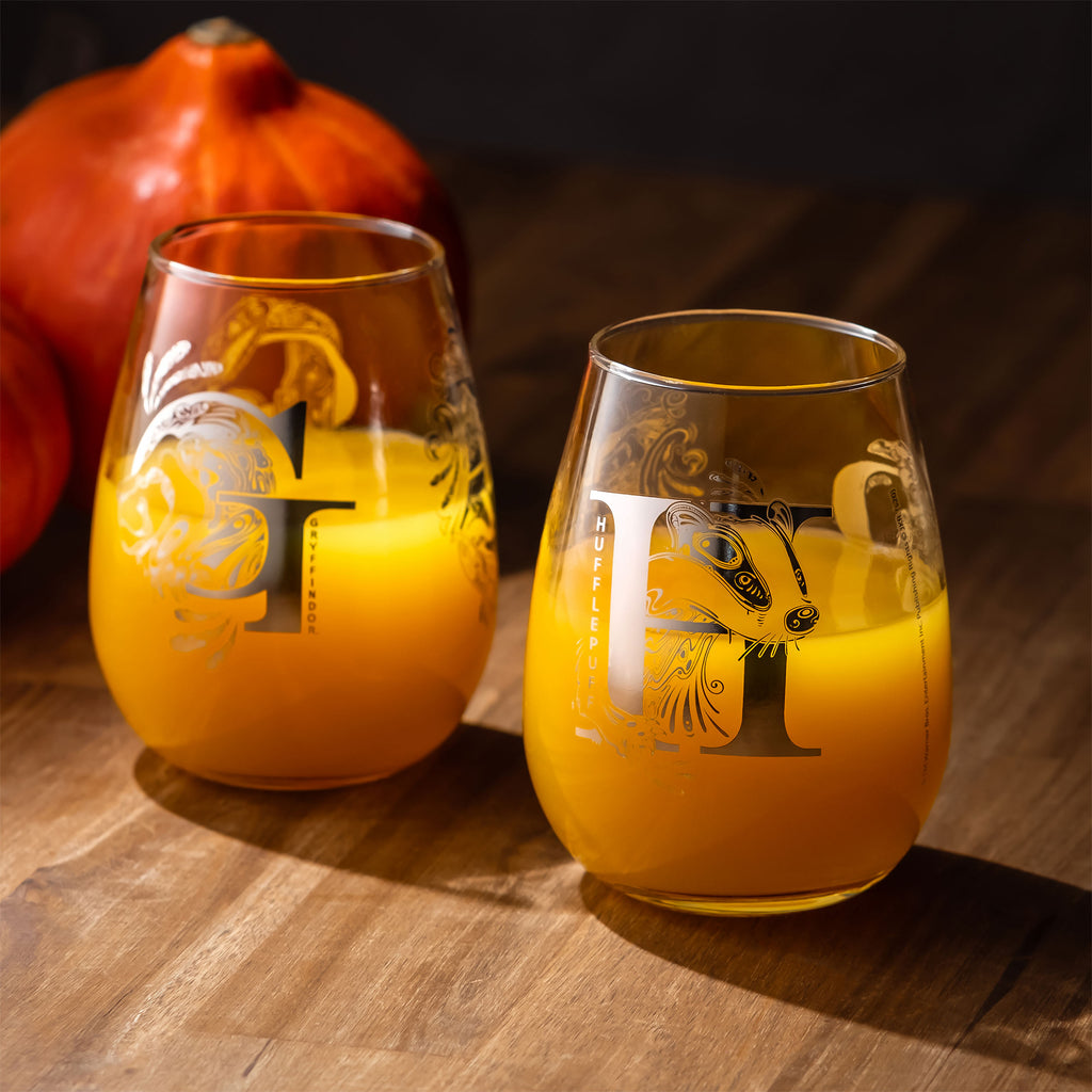 Imagen del producto Harry Potter - Set de 2 vasos con escudos de Hogwarts