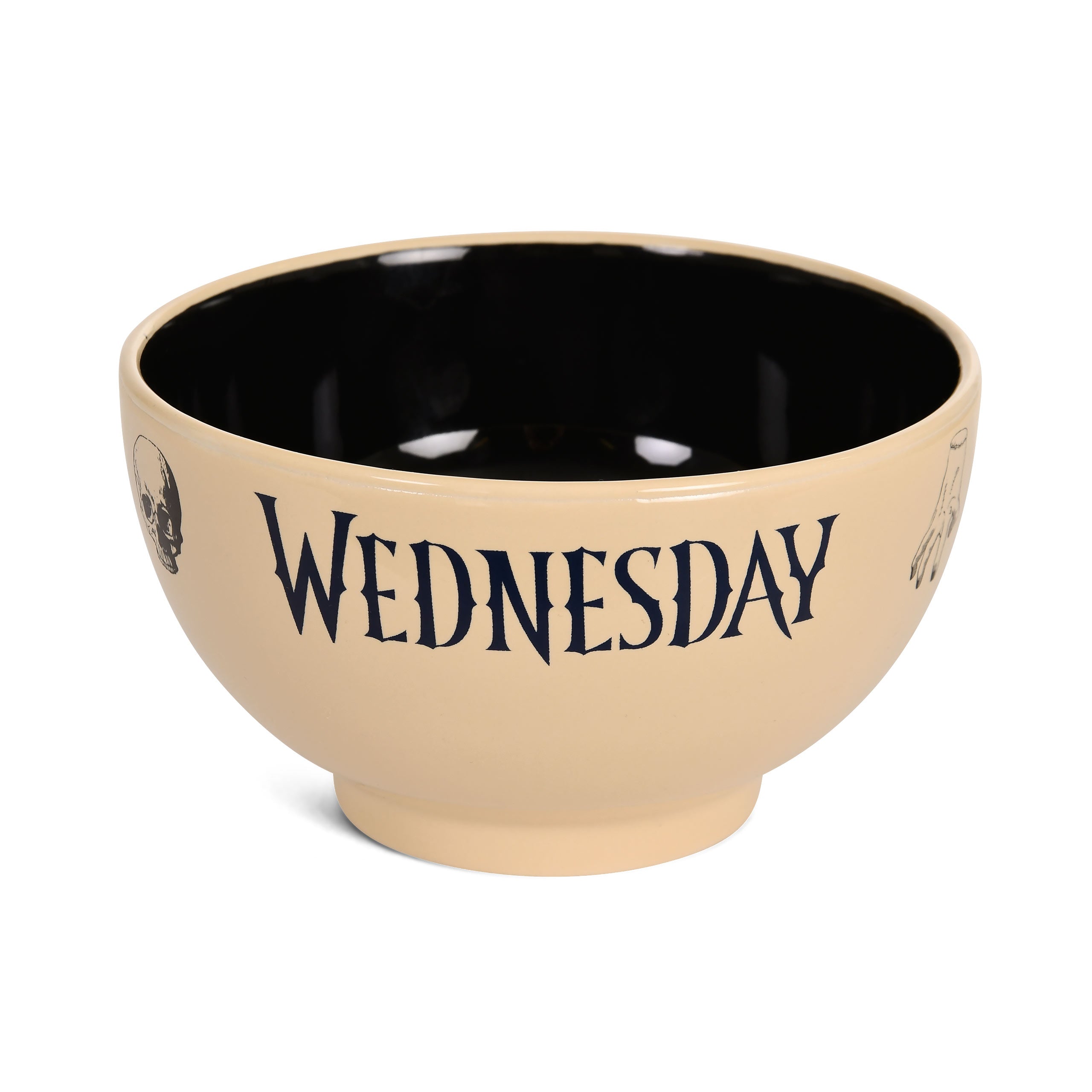 Imagen del producto Wednesday - Tazón de cereales con logo