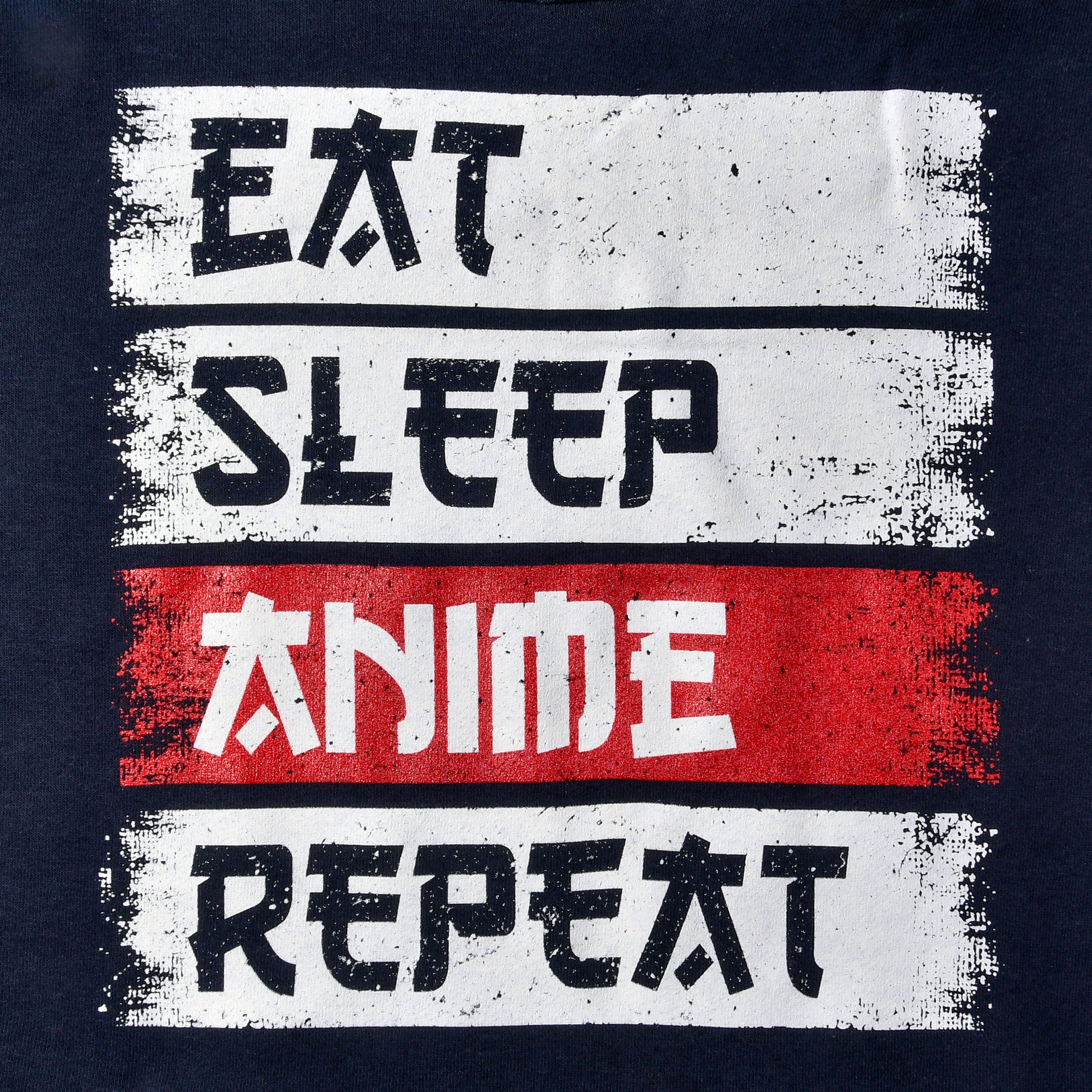 Imagen del producto Sudadera con capucha Daily Routine para fans del anime azul