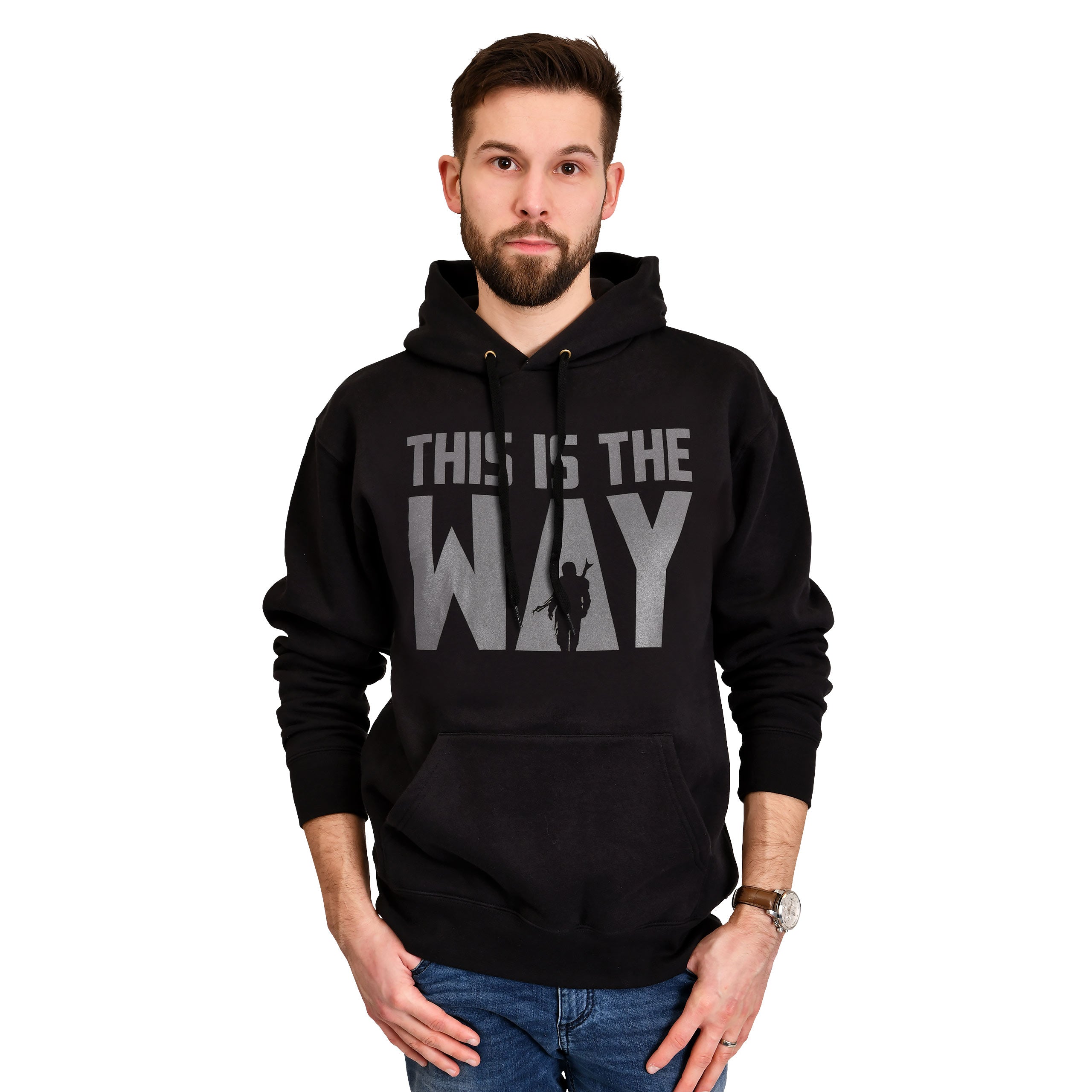 Imagen del producto Sudadera con capucha 'This is the Way' para fans de Star Wars negra