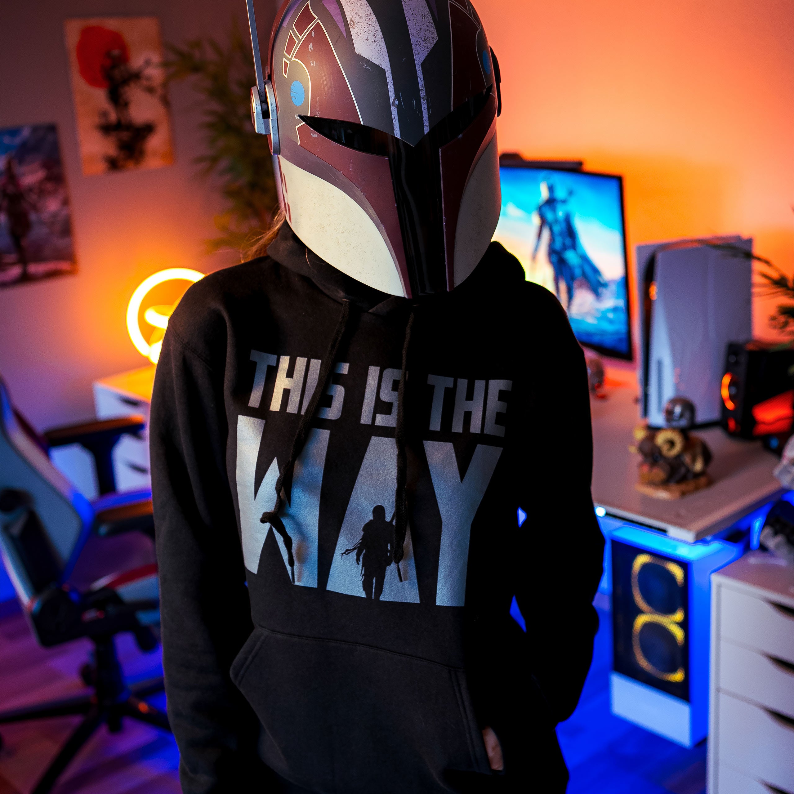 Imagen del producto Sudadera con capucha 'This is the Way' para fans de Star Wars negra